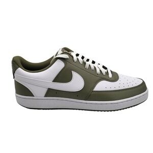 Nike Court Vision Low Medium Olive White Men's 13 HM9862-201 New With Box